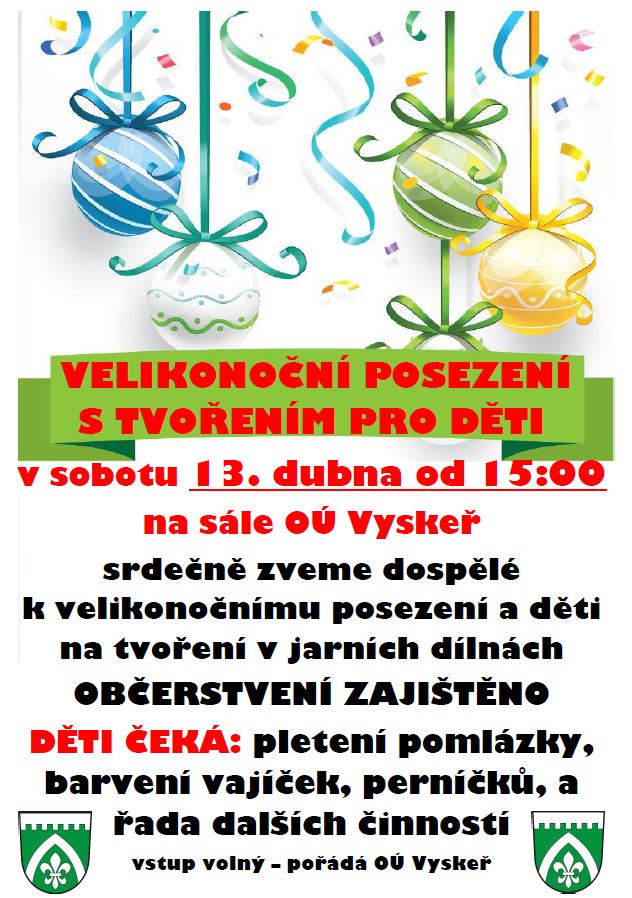 Velikonoční posezení