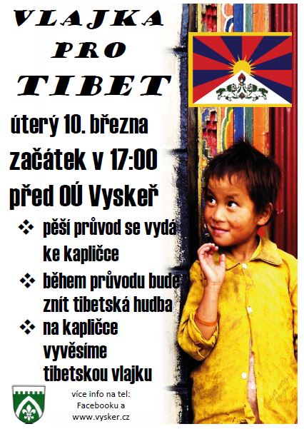 Vlajka pro Tibet 2020