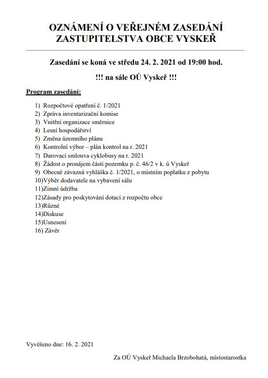 Zasedani 24022021