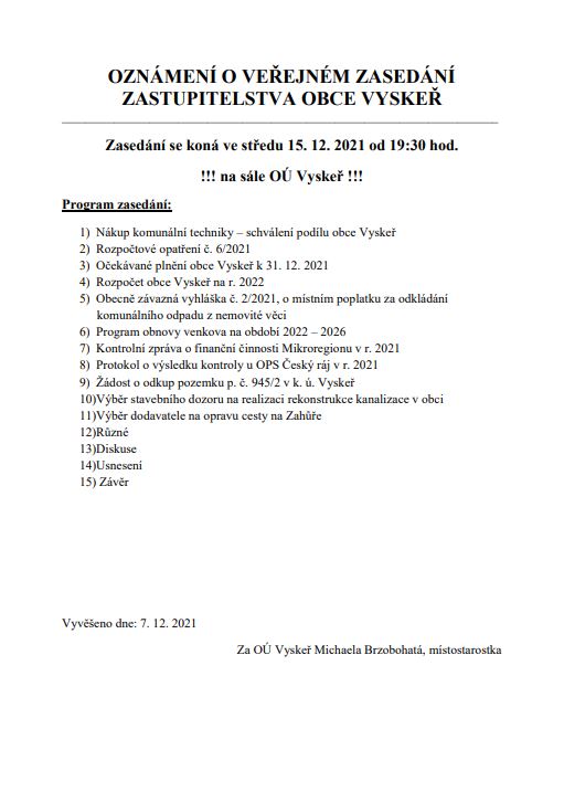 Zasedani 15122021