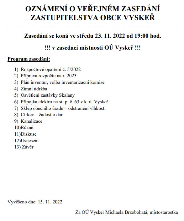 Zasedání 23112022
